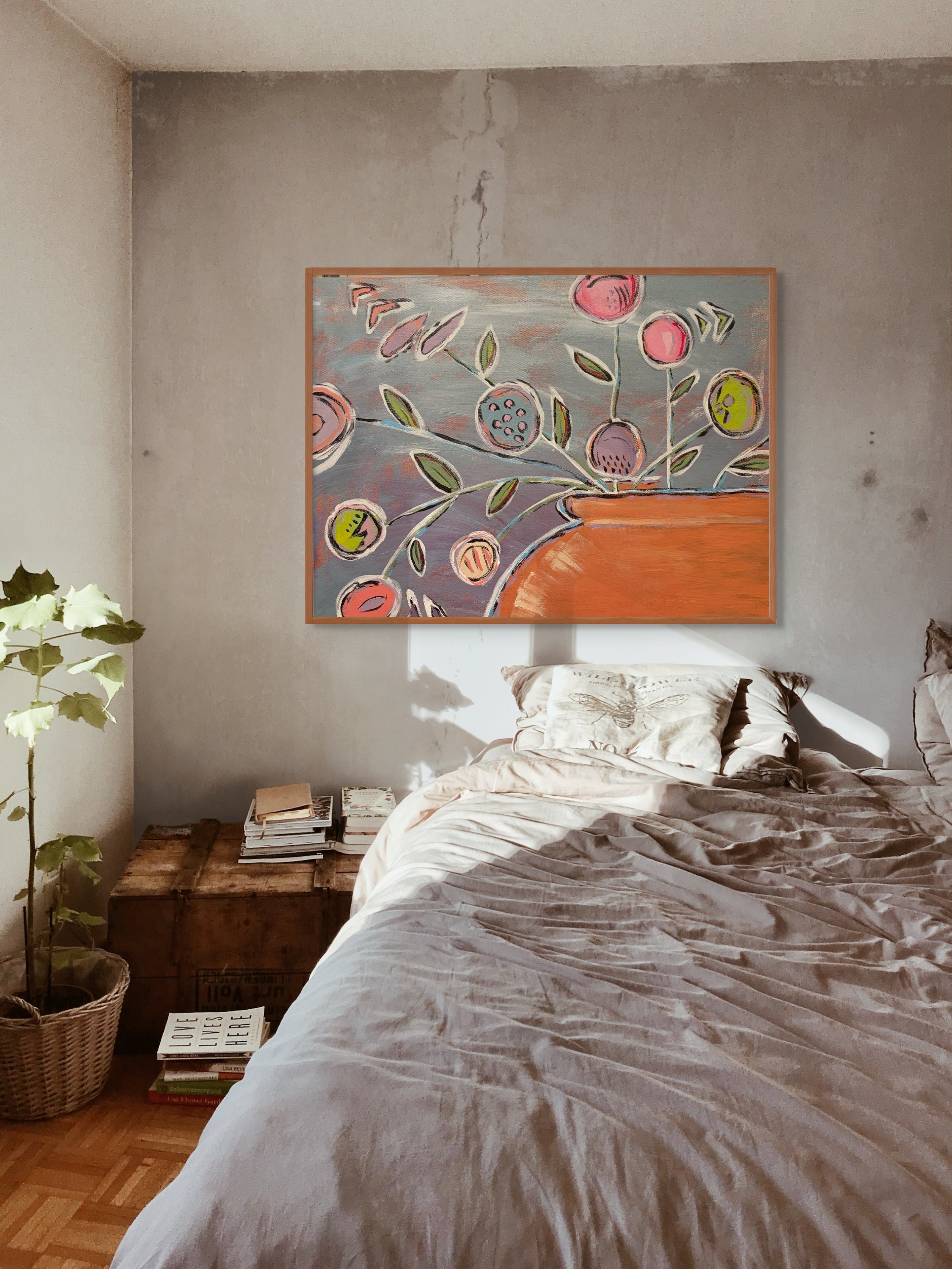 Happy – Original Acrylic Painting