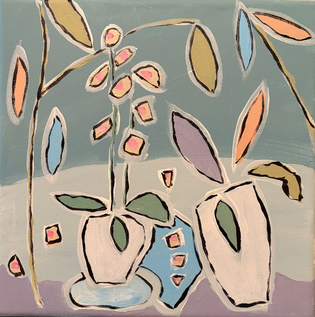 Fun Orchids – Original Acrylic Painting