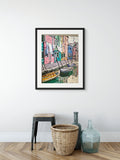 Burano Italy Laundry Day – Original Oil Painting