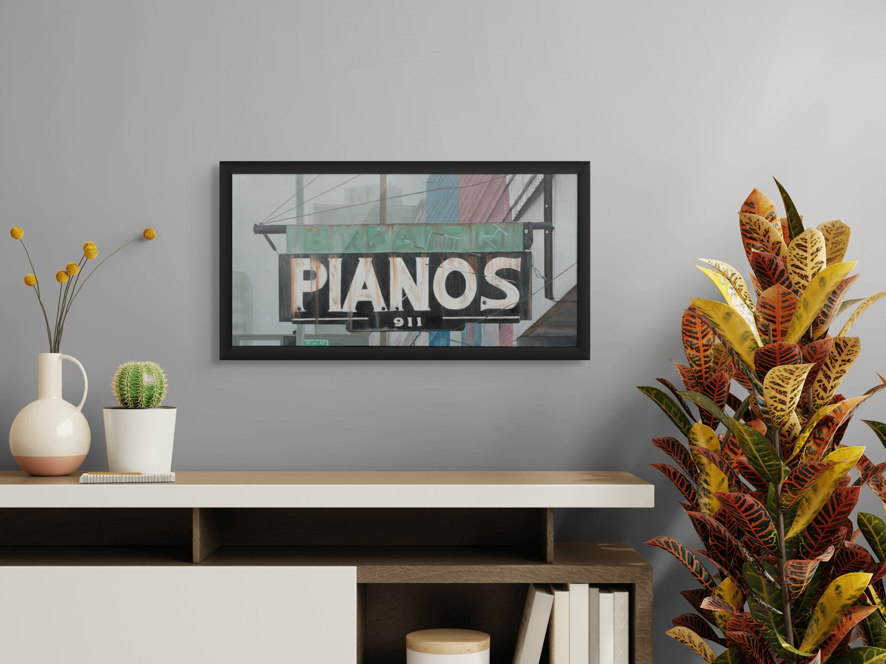 BT Faith Pianos – Original Oil Painting